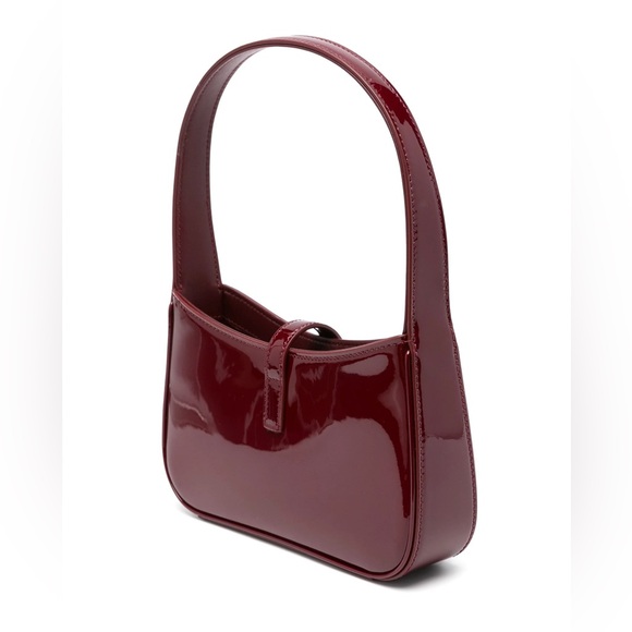 New Saint Laurent Le 5 a 7 Mini Patent Shoulder Bag - Picture 2 of 4